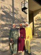 FLOWY SET - BURGUNDY