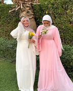 THE SERENE FLOW DRESS - OFFWHITE