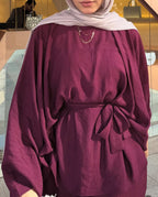 FLOWY SET - BURGUNDY