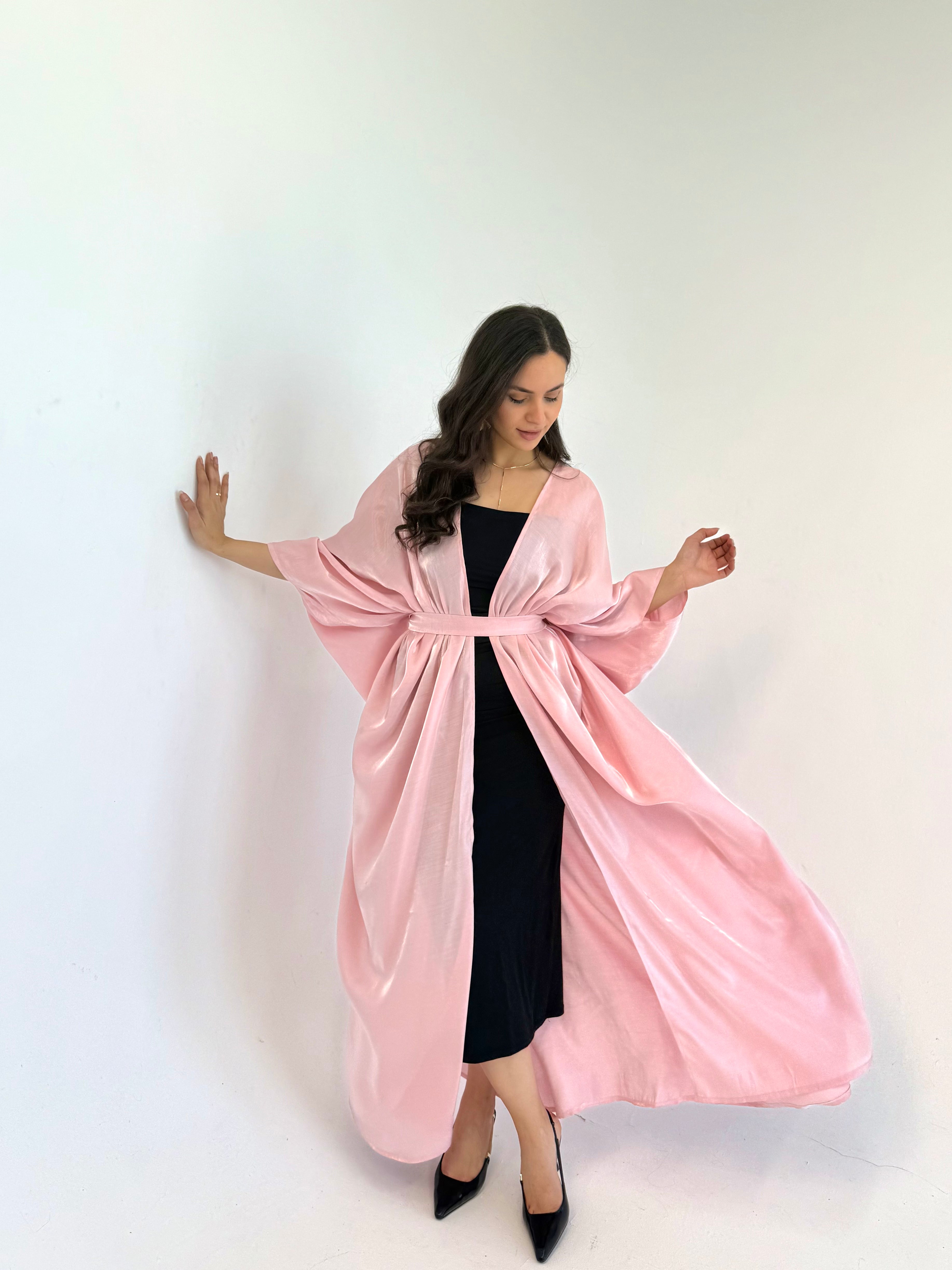 Shimmer Cardigan - Baby Pink