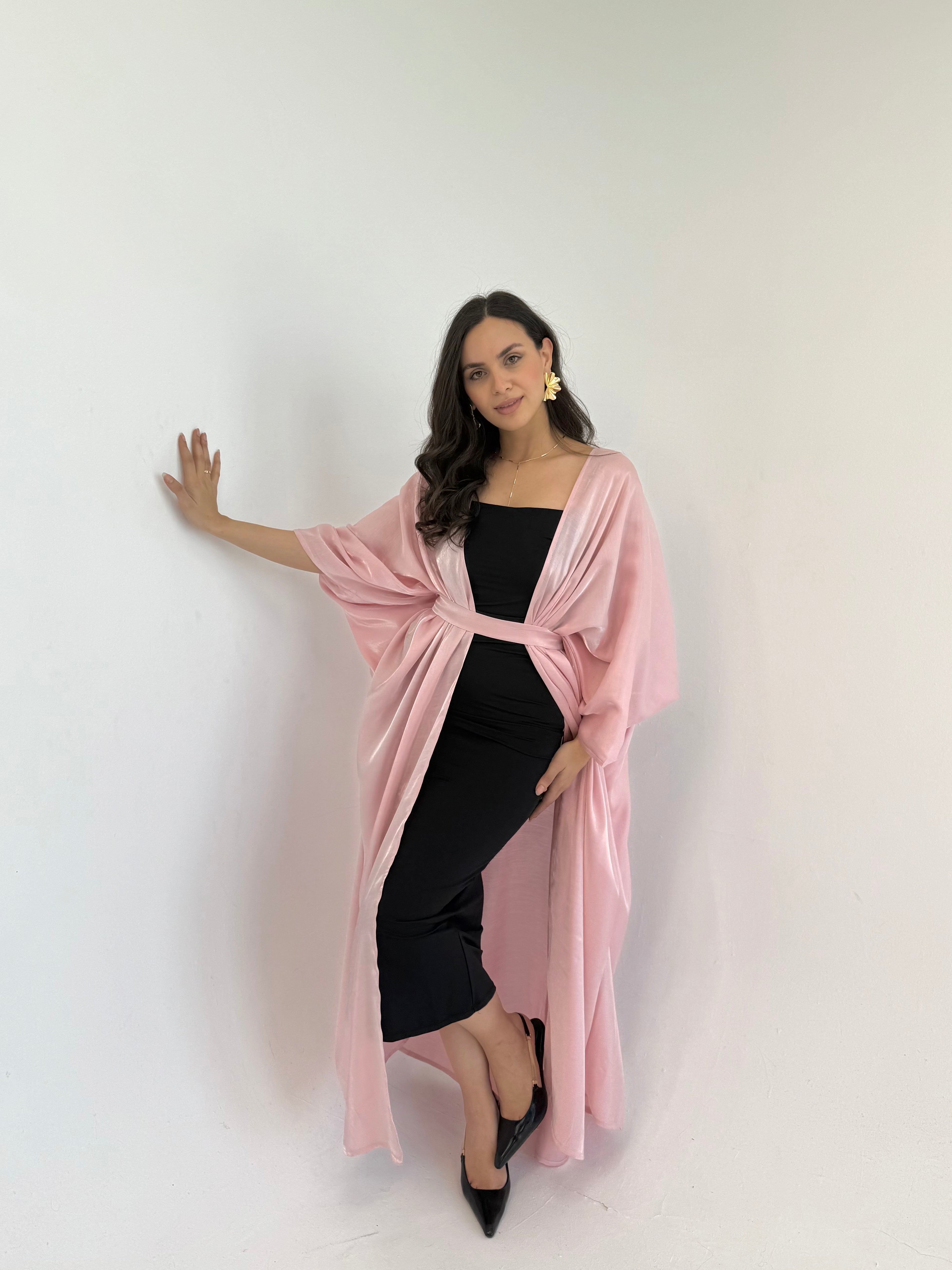 Shimmer Cardigan - Baby Pink