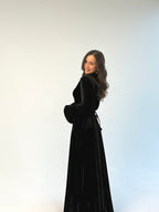 Noir Velvet Royale Dress