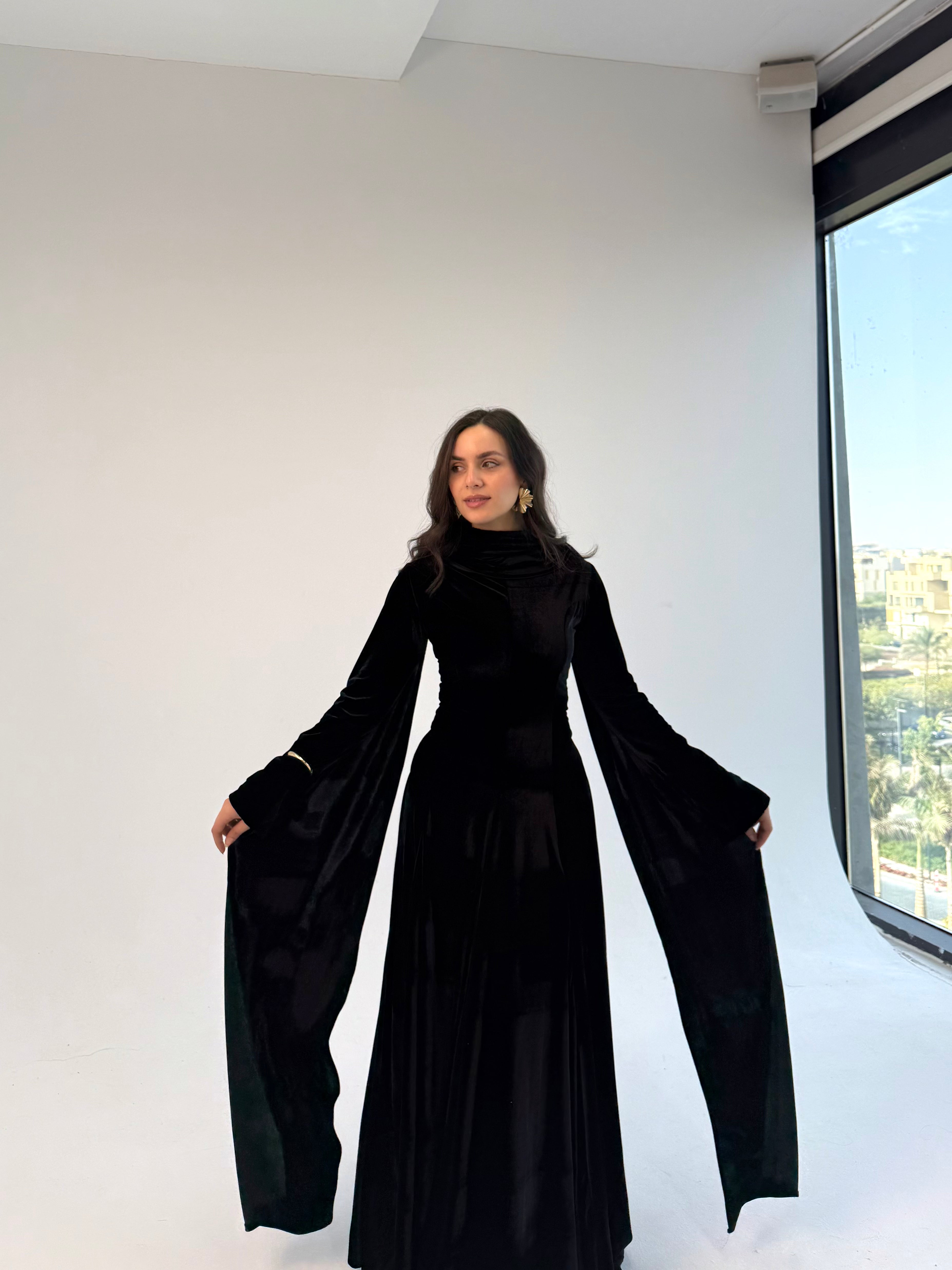 Noir Velvet - Scarf