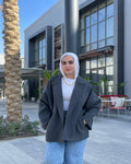OVERSIZED JACKET- GREY